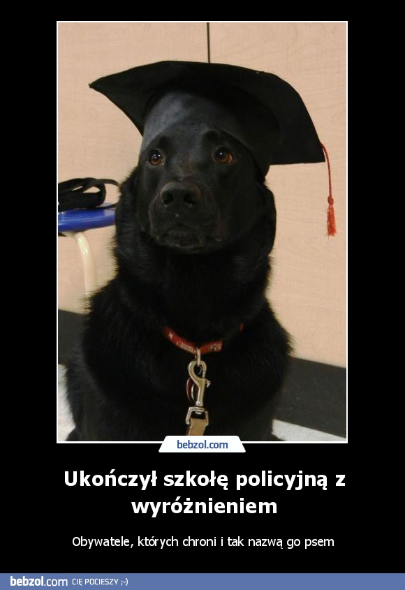 Ukończył szkołę policyjną z wyróżnieniem