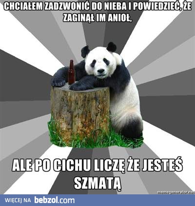 Chciałem zadzwonić do nieba i powiedzieć, że...