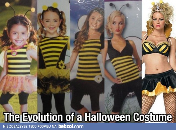 Ewolucja kostiumów na Halloween