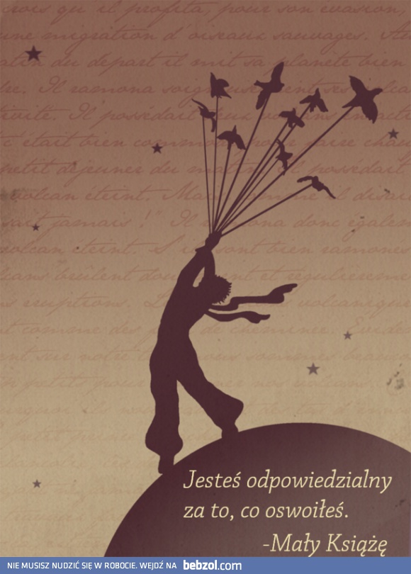 Jesteś odpowiedzialny za to...