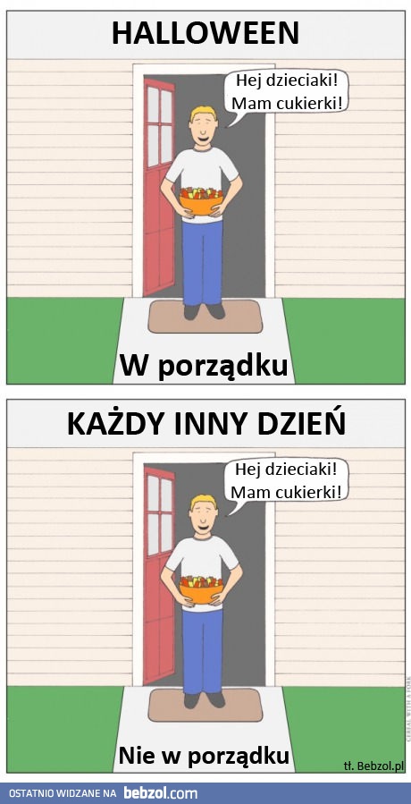Hej dzieciaki, mam cukierki!