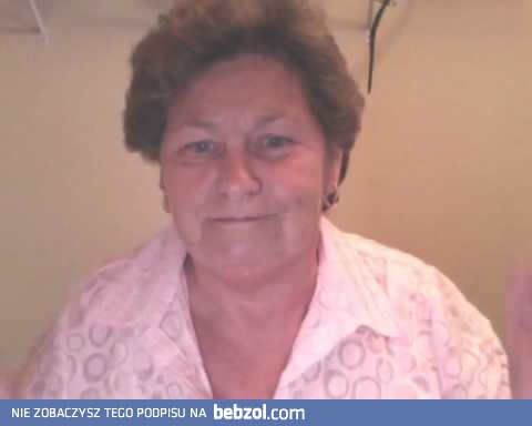 Babcia Justina Bibera śpiewa ,, Baby