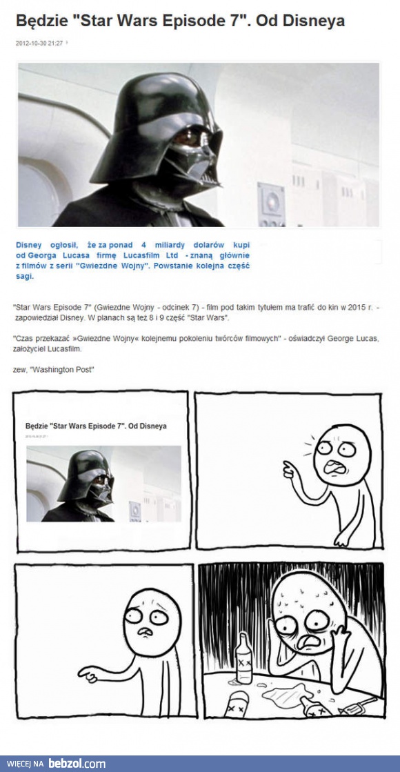 Będzie siódmy epizod Gwiezdnych Wojen!