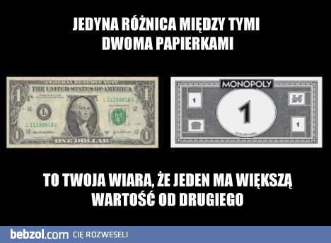 Jest różnica pomiędzy tymi papierkami