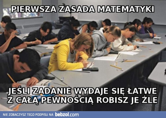 Pierwsza zasada matematyki