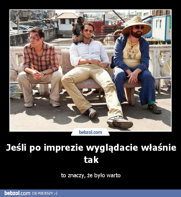 Jeśli po imprezie wyglądacie właśnie tak