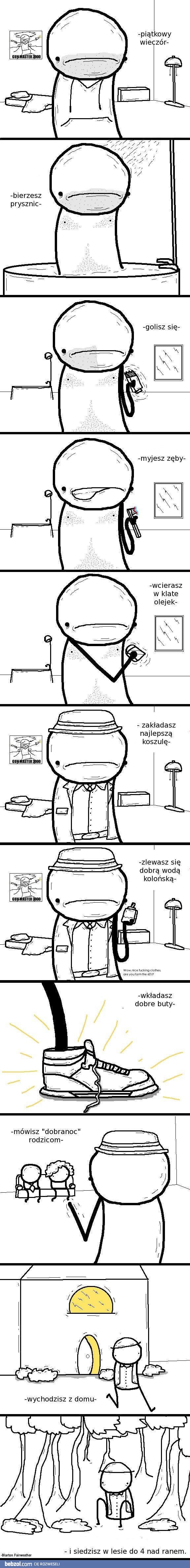 Weekendowy plan samotnika