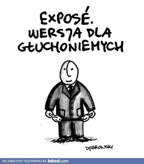 Expose dla głuchoniemych