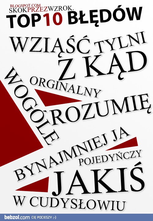Top10 błędów, jakie robicie