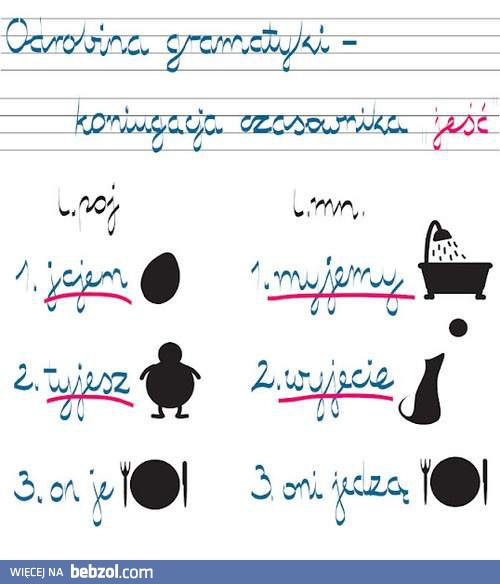 Odmiana czasownika 