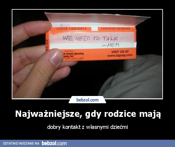 Najważniejsze, gdy rodzice mają