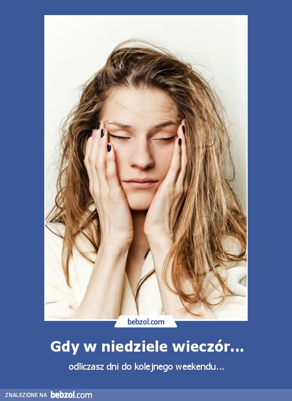 Gdy w niedziele wieczór...