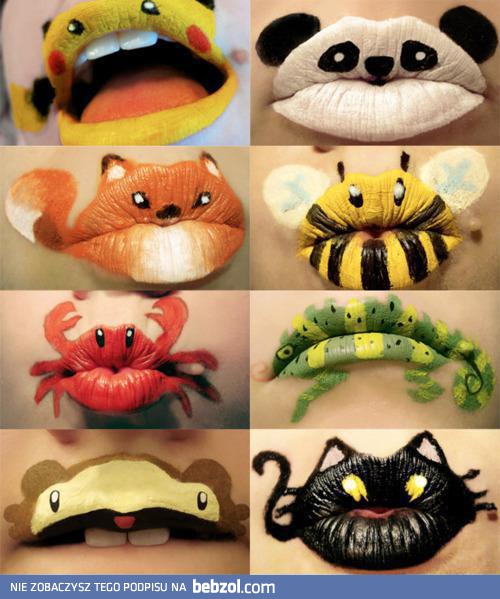 Zwierzątka na ustach