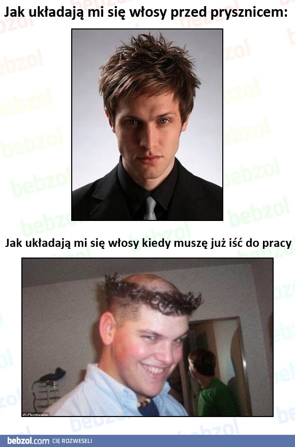Te włosy robią mi chyba na złość!