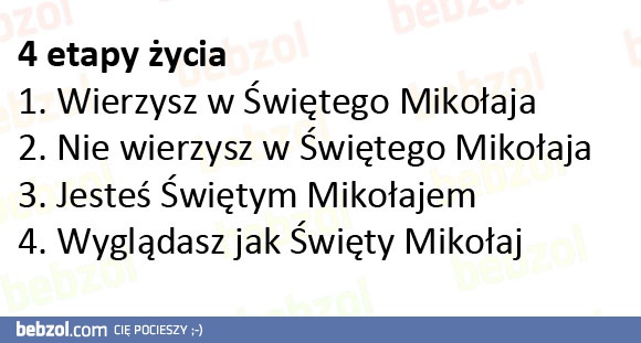 4 etapy życia każdego człowieka