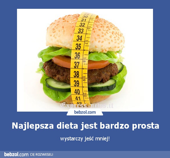 Najlepsza dieta jest bardzo prosta