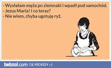 Wysłać męża po ziemniaki