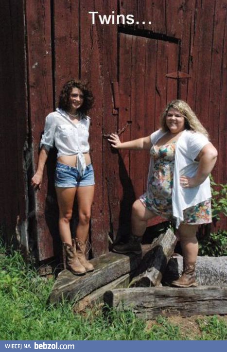 Widać, że bliźniaczki