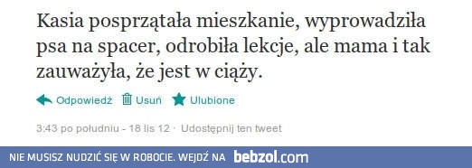 Kasiu, nie ukryjesz tego przed mamą