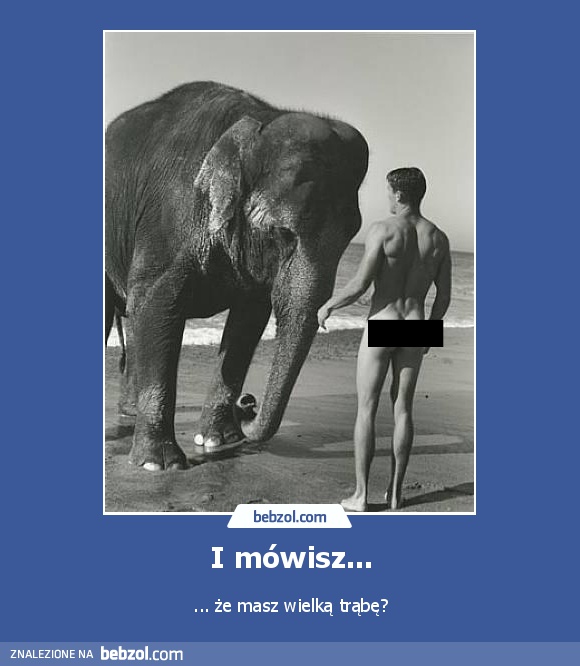 I mówisz...