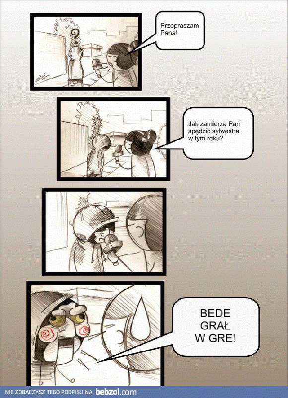 Jak planuje pan spędzić Sylwestra?