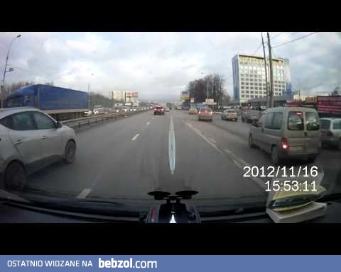 Spowodował wypadek, ale to olał