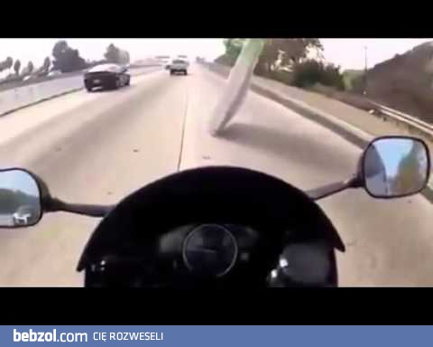 Motocyklista otarł się o śmierć