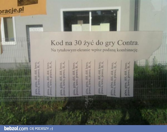30 żyć w Contra!