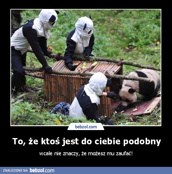 To, że ktoś jest do ciebie podobny