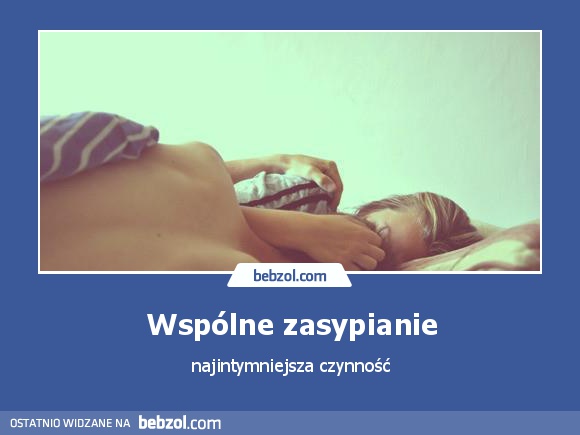 Wspólne zasypianie