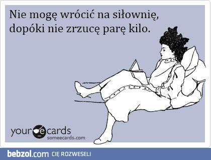 Nie mogę wrócić na siłownię