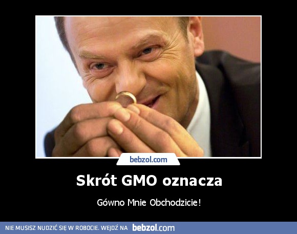 Skrót GMO oznacza