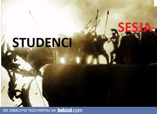 Studenci vs sesja