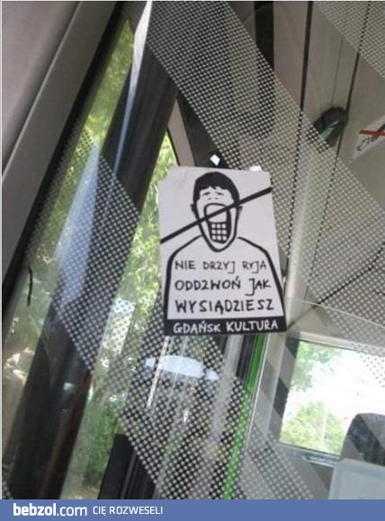 Prośba w komunikacji miejskiej