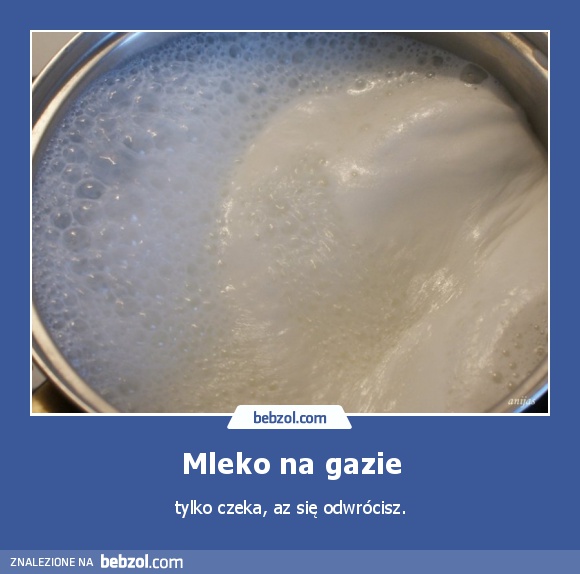 Mleko na gazie