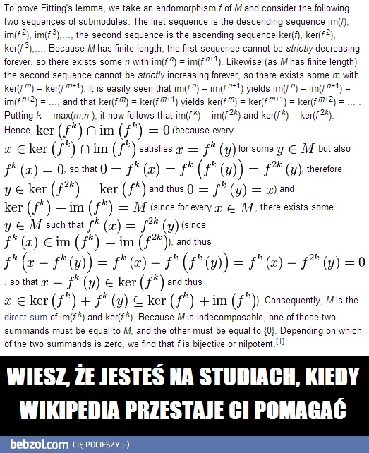 Jesteś na studiach, gdy...