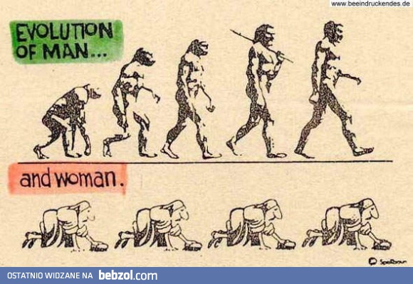 Ewolucja mężczyzn i kobiet