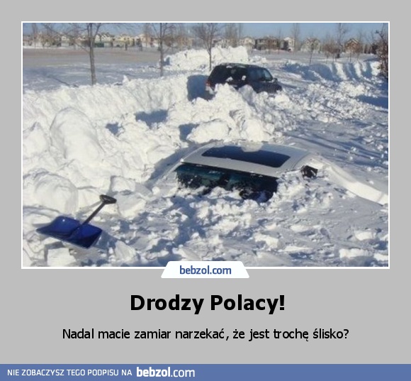 Drodzy Polacy!