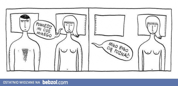 Powiedz mi coś miłego!