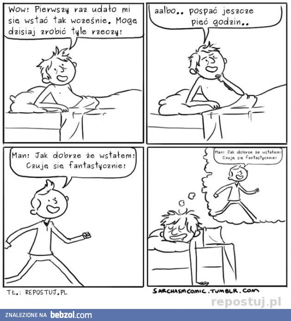 Tymczasem z samego rana...