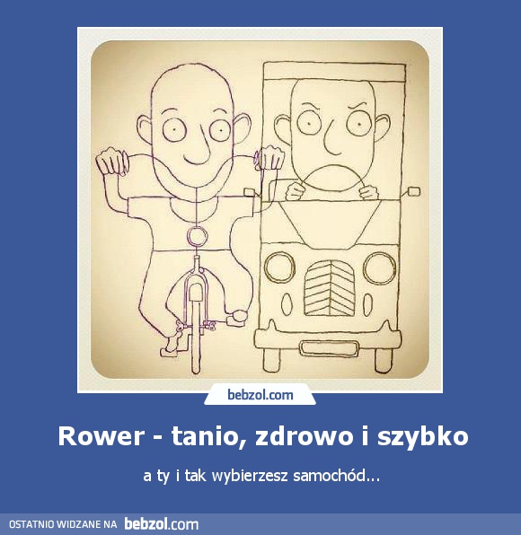 Rower - tanio, zdrowo i szybko