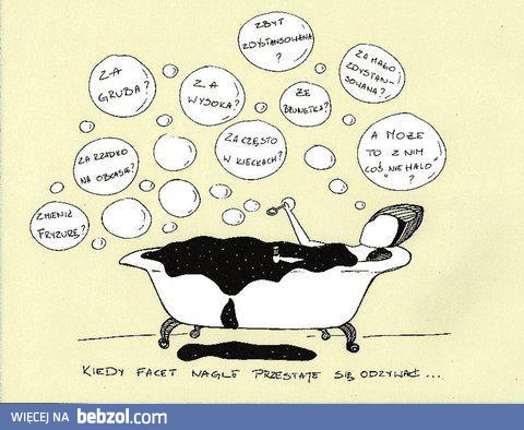 Kiedy facet nagle przestaje się odzywać