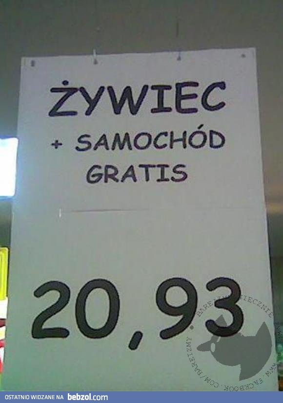 Żywiec plus samochód