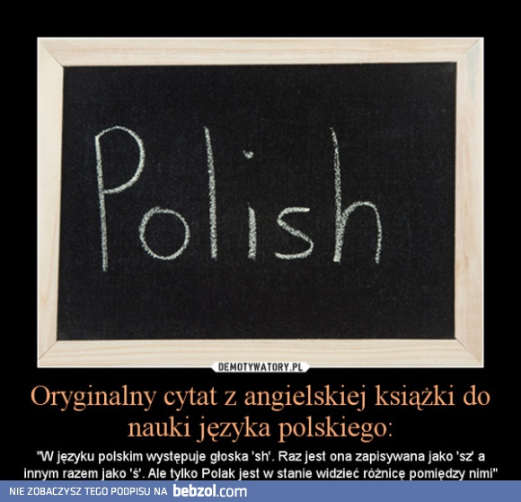 Polski - trudny język!