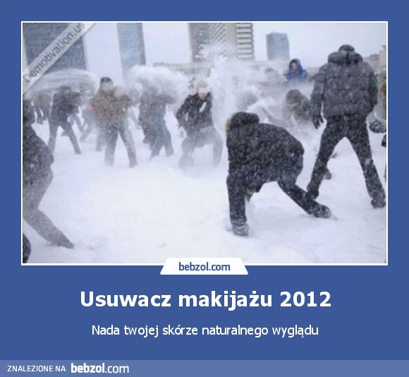 Usuwacz makijażu 2012