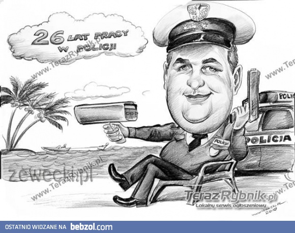 26 lat pracy w policji