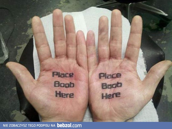 Bardzo męski tatuaż