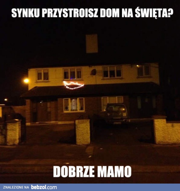 Synek się spisał