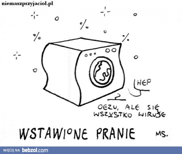 Wstawione pranie