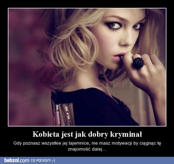 Kobieta jest jak dobry kryminał